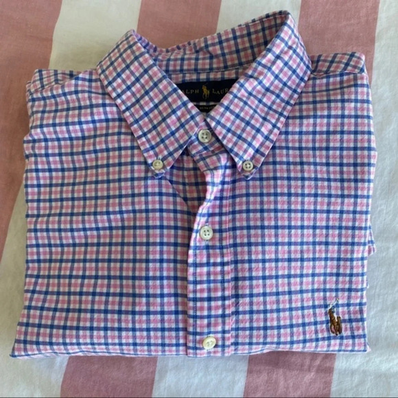Shirt button down Ralph Lauren long sleeves XL - Picture 5 of 5